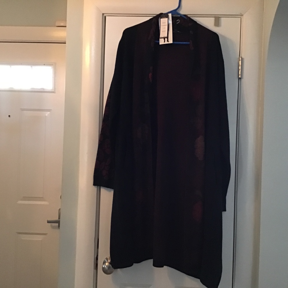 Long sweater coat